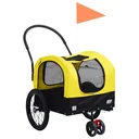 Haustier-Fahrradanhänger 2-in-1 hängend