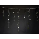 Vellight Eiszapfen-Weihnachtsbeleuchtung - 4 x 1,3 M - 300 LEDs - Warmweiß - Innen & Außen