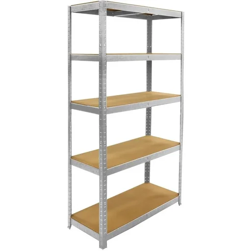 "Metall-Lagerregal / Regaleinheit mit 5 Fachböden - 875kg Tragkraft - (BxTxH) 90x40x180cm - 175kg pro Fachboden image"