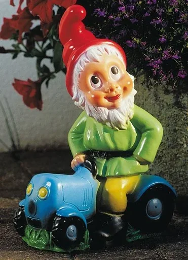 "Zwerg auf Traktor 32 cm image"