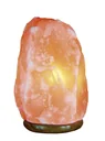 Salzkristall-Tischlampe