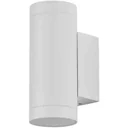 VT-11015 Wandleuchte außen Up/Down - GU10 - Aluminium - Weiß - IP44