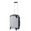 Koffer Hartschalenkoffer Baseline silber M