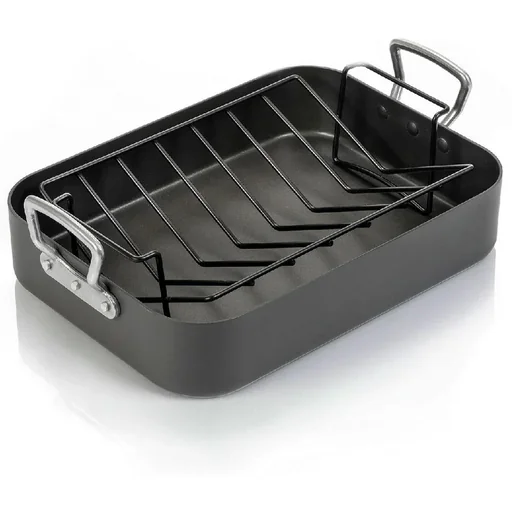 "Mehrzer - Rechteckige Bratpfanne mit Rost - 42 cm image"