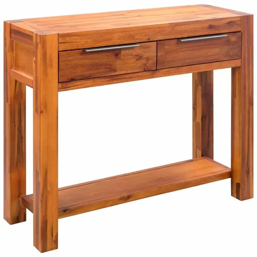 "Wandtisch 86x30x75 cm Akazienholz massiv image"