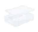 Euro-Norm Klickdeckel, 300 x 200 mm, transparent