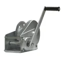 Handbremswinde BHW-2600, Max. Hubkraft / Zugkraft unterste (1.) Lage: 1.200 daN, inkl. 18 m Seil mit SOB Haken