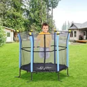 Mini-Trampolin für Kinder schwarz/blau