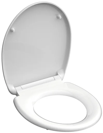 "Duroplast WC-Sitz WHITE, mit Absenkautomatik und Schnellverschluss image"