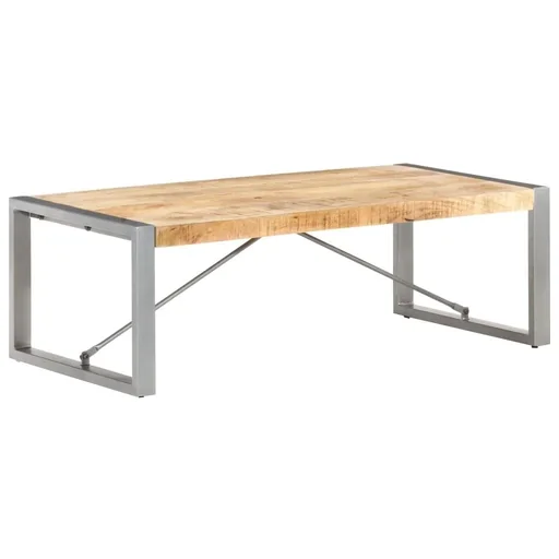 "Couchtisch 120x60x40 cm Mango-Holz roh image"