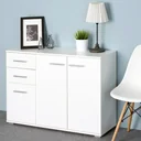 Sideboard / Kommode weiß mit 3 Türen & 2 Schubladen